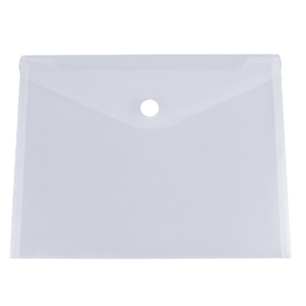 Transparent A4 Plastic Envelope File Bag - 30pcs Large Capacity