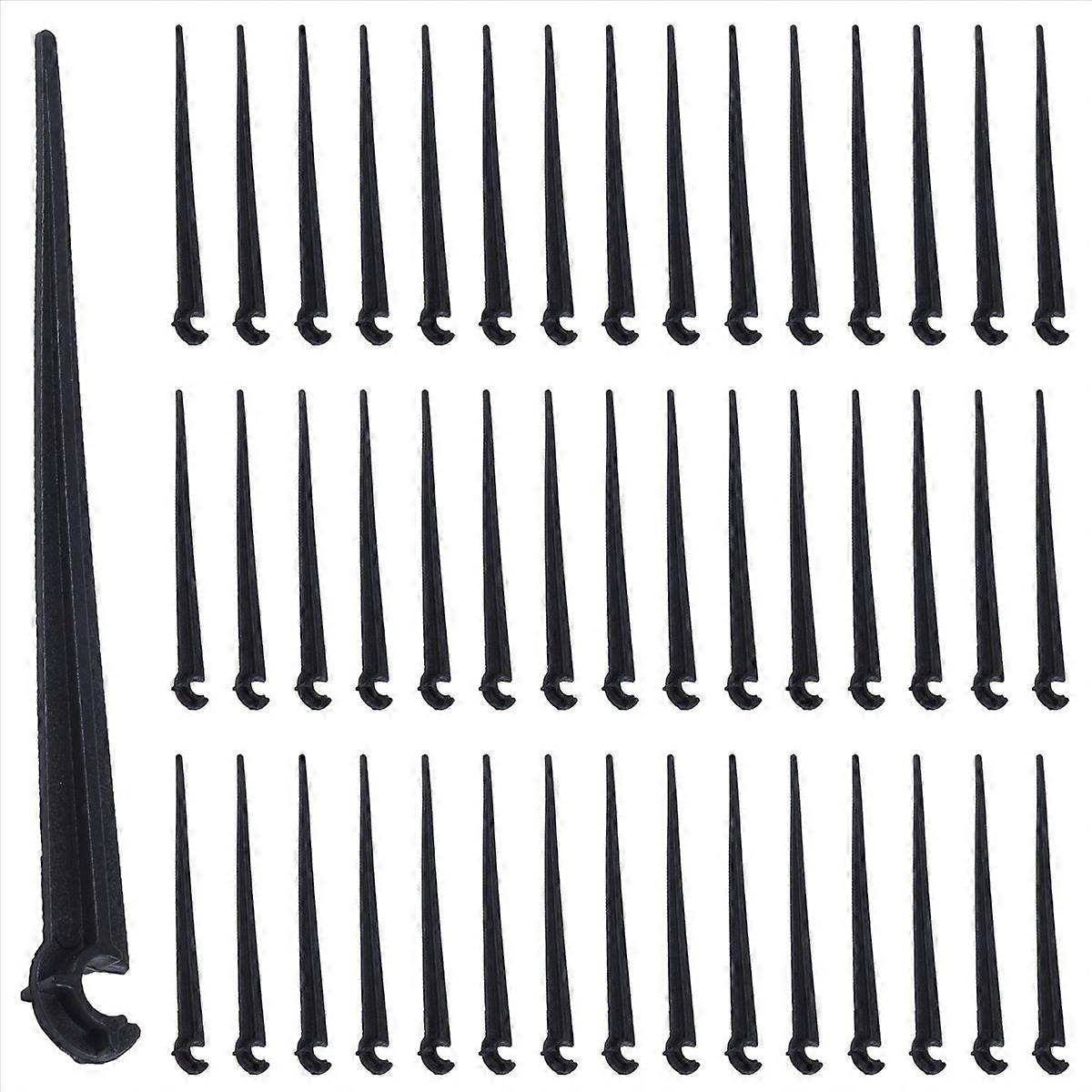 50Pcs C-Shaped Garden 4 / 7mm Drip Irrigation Pipe Bracket