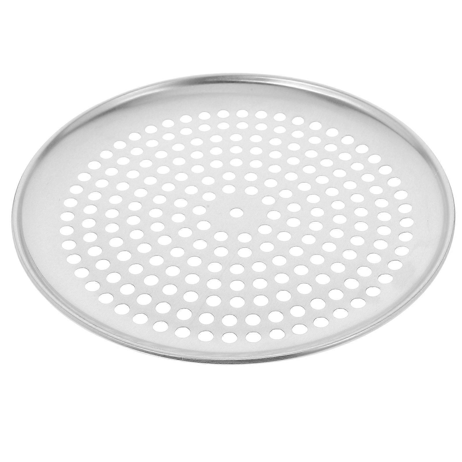 Replaceable Baking Tray Household Pizza Pan for Baking Use Silver