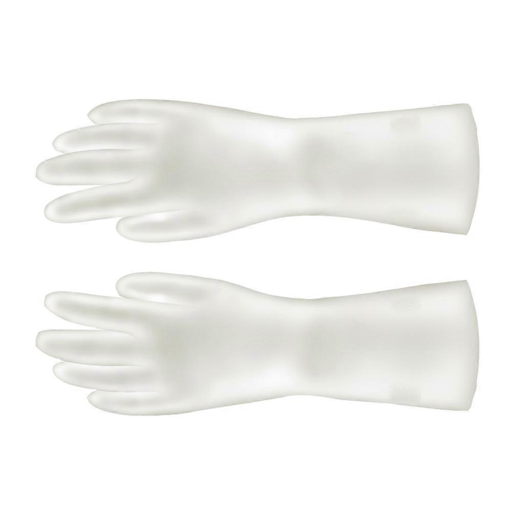 Waterproof Cleaning Gloves Kitchen Rubber Gloves for Dishwashing 2Pair