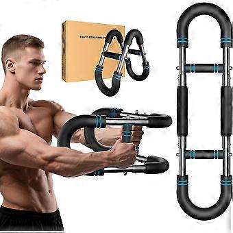 Verbesserter Twister Arm Trainer – Verstellbare, tragbare, abnehmbare Power Bar, kompatibel mit Fitnessstudios