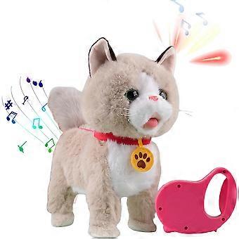 2026 Froplay Pluche Robot Hond met Afstandsbediening, Aanraak-/Spraakdetectie, Likkende Tong & Realistische Geluiden – Zachte Puppy Cadeau voor Kinderen (F-)