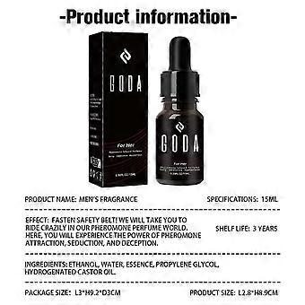 1-5PCS GODA For Her Pheromone Perfume for Women -15ml/0.50 fl. oz