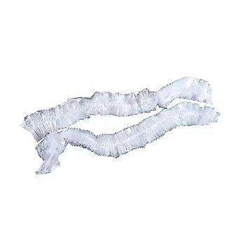 1 Pack 100pcs Plastic Foot SPA Bags Disposable Soaking Foot Bag Thickened Foot Soak Pouch One-time Pedicure Supplies (White)