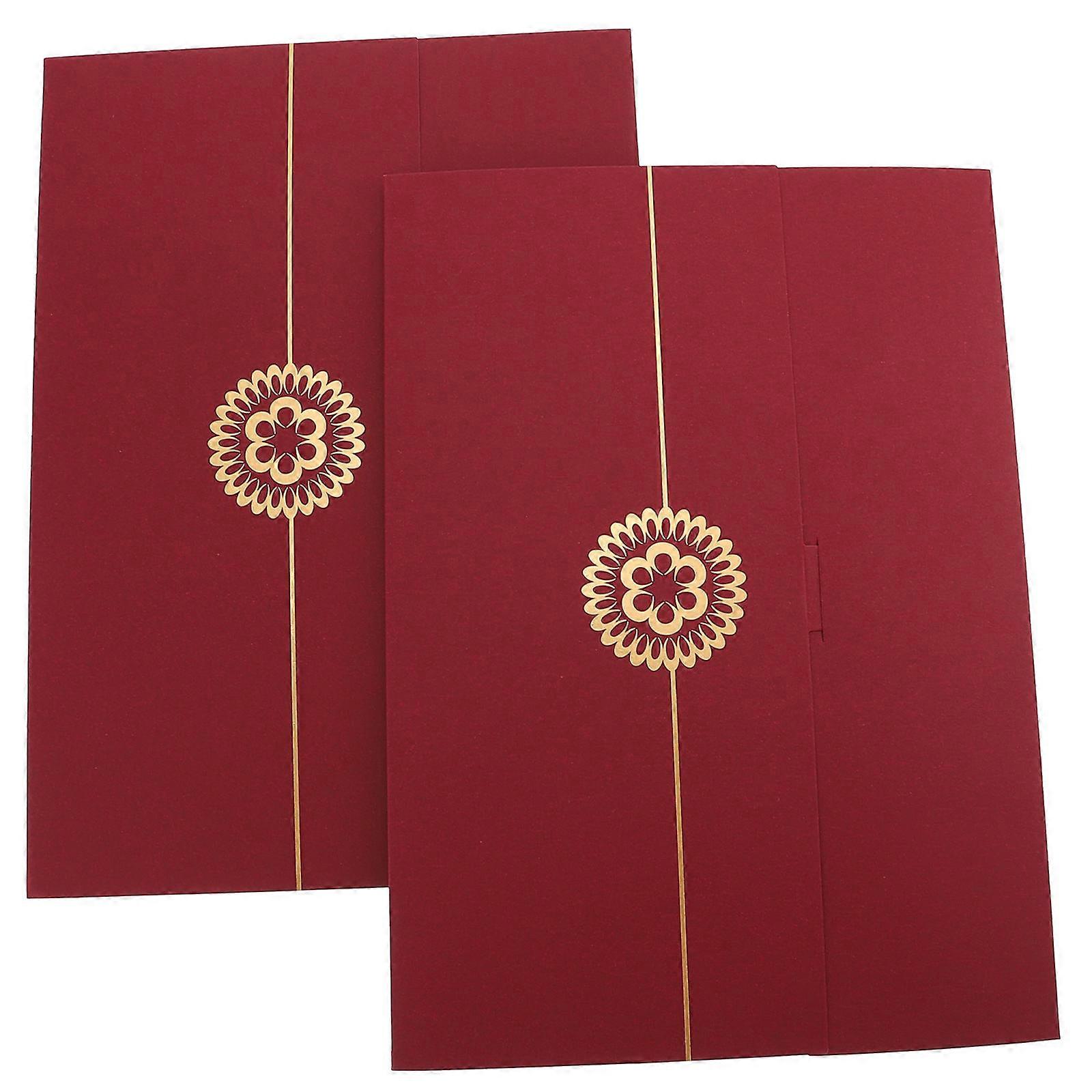 Certificate Envelope Type Holder for Protection 2Pcs Paper Material