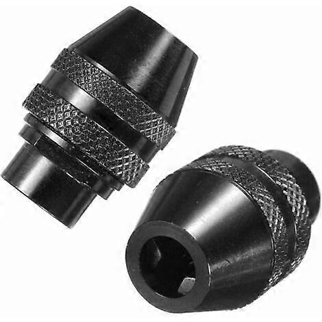 2pcs Universal Keyless Chuck Replacement Mini Quick Change Chuck For Dremel Rotary Tools