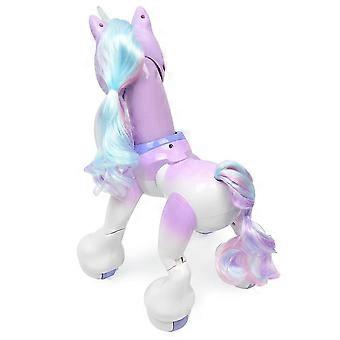 Muwanzi K808 Electronic Pet Toy Unicorn Robot with Light Music Infrared Induction for Children Aged 6+