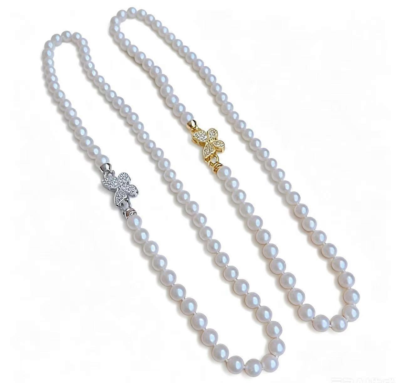 Classic White Pearl Necklace