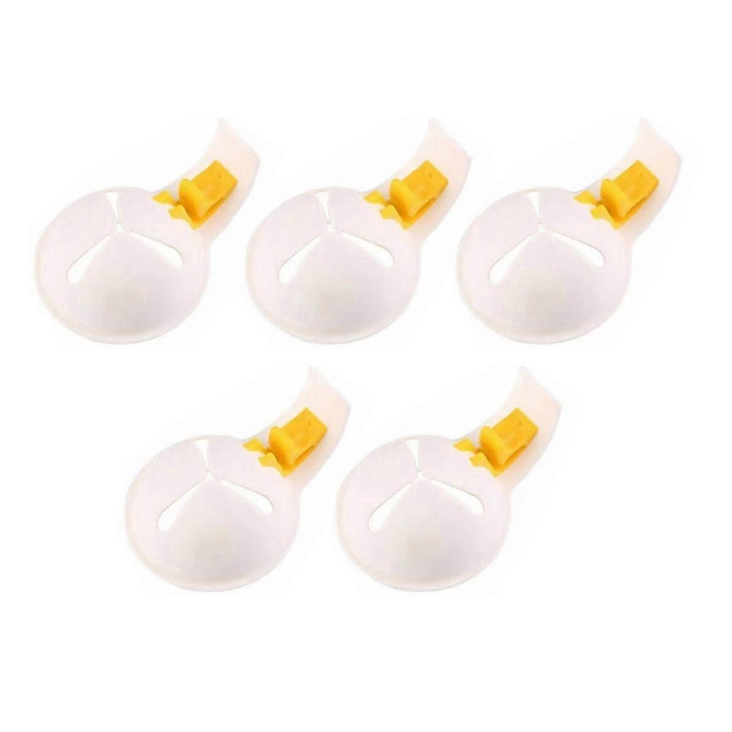 5Pcs Egg Yolk and Egg White Separator Egg Egg White Shell Filter