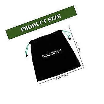 Organizer con coulisse per asciugacapelli, 1 pezzo, borsa nera