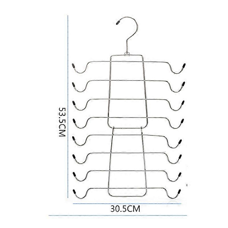 Multi Layer Underwear Drying Hanger Folding Sling Hanger Seamless Multi Function Clothes Drying Rack 8 Layers