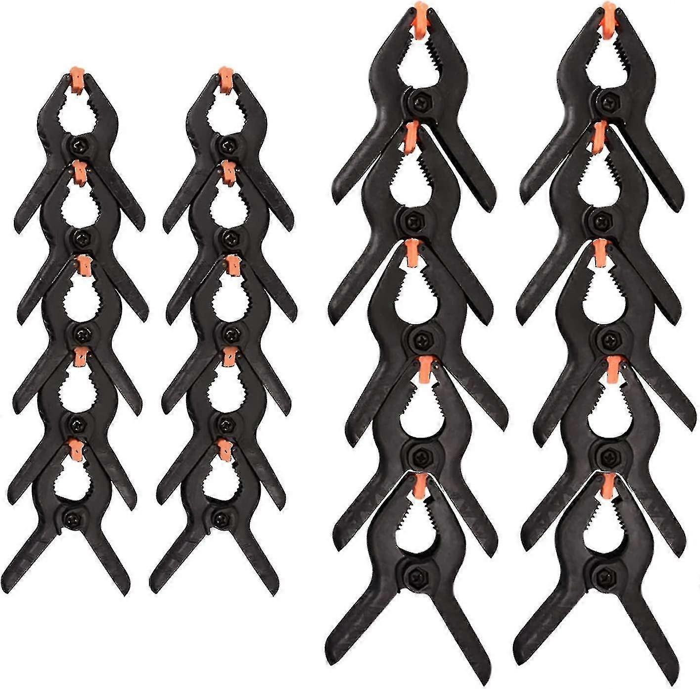 20pcs Nylon Spring Clips Plastic Heavy Duty Clip Set Plastic Spring A-clips