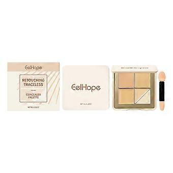 Eelhope Whitening Concealer Tray Powder Delicate Natural Light Cover Soft Moisturizing Skin Moisturizing Concealer Tray