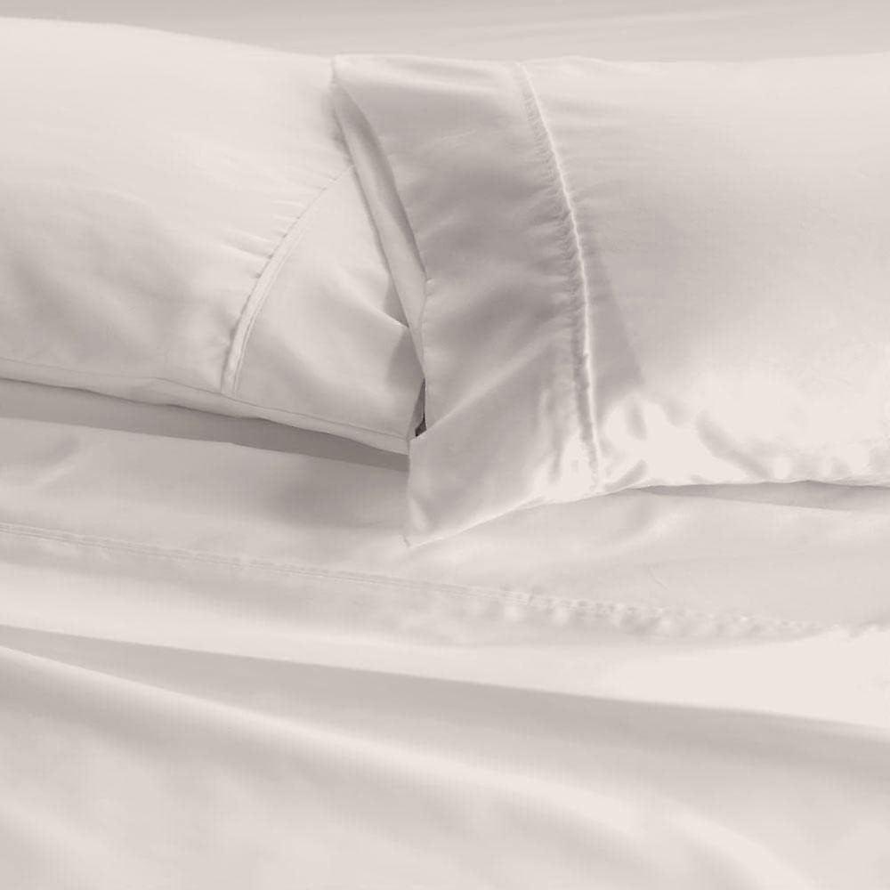 2 Piece Microfiber Pillowcase (Ivory, Standard)  Ivory   Standard