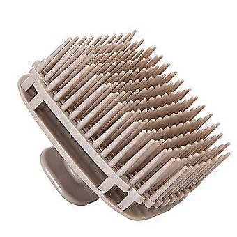 Practical Silicone Scalp Brush compatible with Wet And Dry Hair Care Travel Hair Brushes Massager compatible with Healthy Scalp Maintenance Light Gray