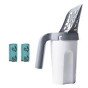 Cat Litter Shovel Scoop compatible withPet Filter Clean Toilet Garbage Picker Cat Supplies Accessory Cat Litter Box Self Cleaning