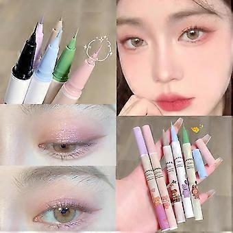 Bunte flüssige Eyeliner Pen schnell trocknen Anti-Smudge Eyeliner Pen wasserfestes Augen-Make-up Eyeliner