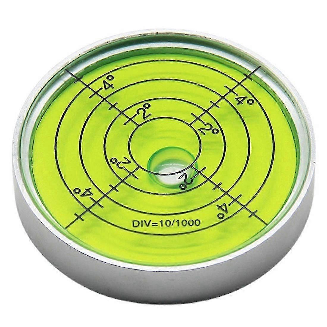 Aluminium High Precision Horizontal Leveler Bubble Level Tool Circle Round