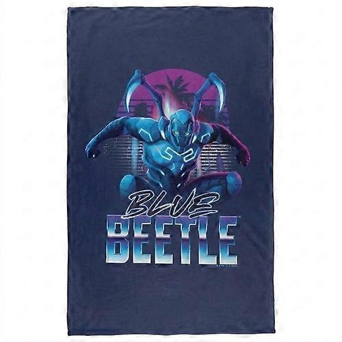 Blue Beetle City Protector Soft Touch Blanket
