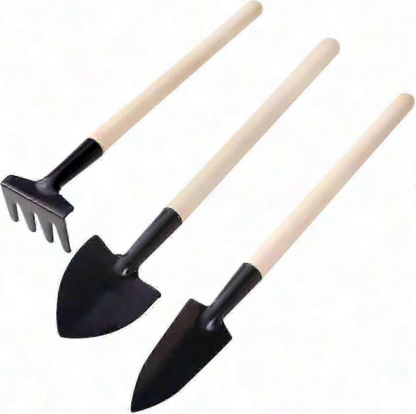 Wood Handle Mini Garden Tools Set