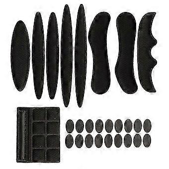 27-Piece Helmet Foam Pads Replacement Kit, Breathable EVA Cushioning, Shock-Absorbing, Washable, Universal Fit for Bike Motorcycle Cycling Helmets