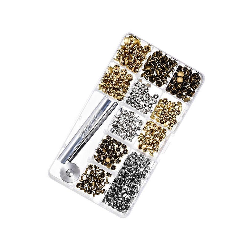 Rivet Installation Tool Snap Fastener Press Button Kit 240Set for Craft