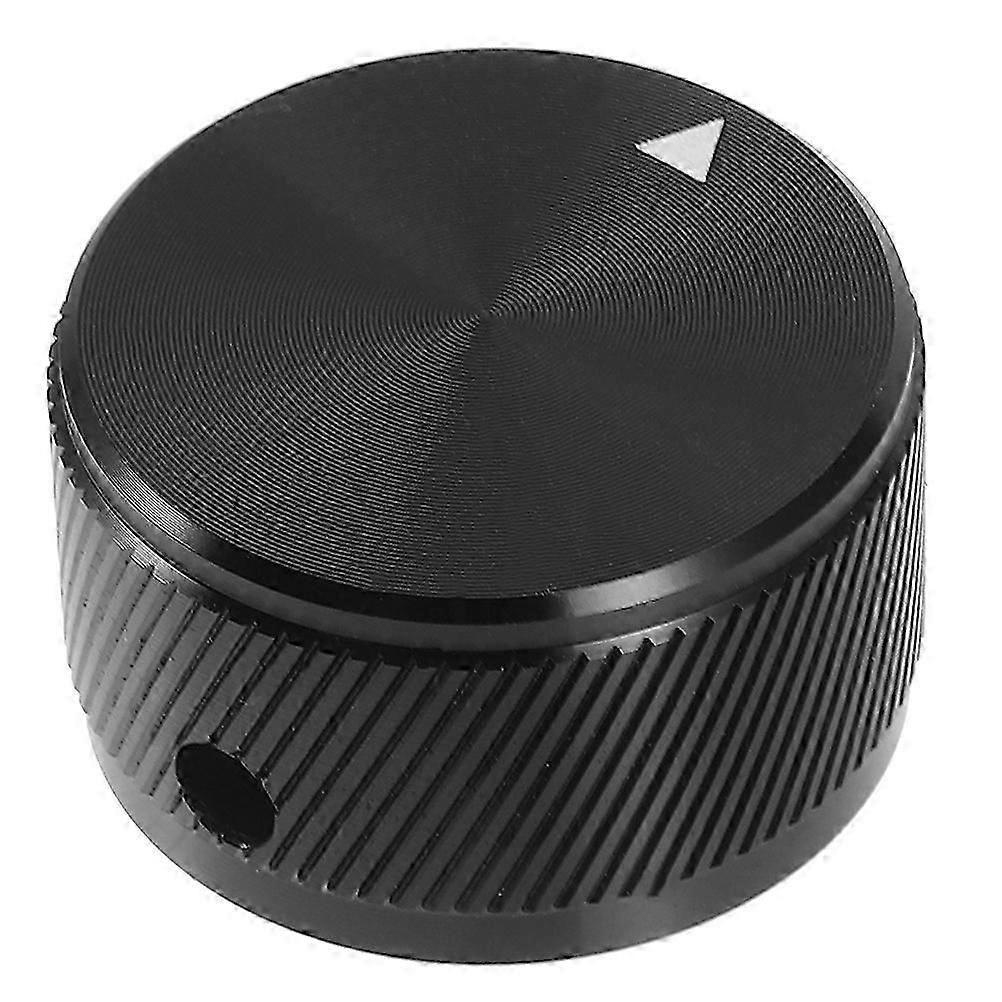 Guitar Volume Control Knobs Aluminum Potentiometer Rotary Switch 5Pcs Black
