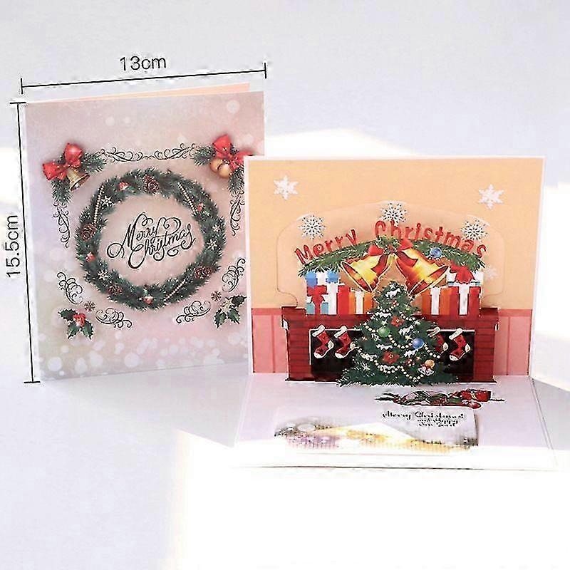 3D Glitter Christmas Tree Greeting