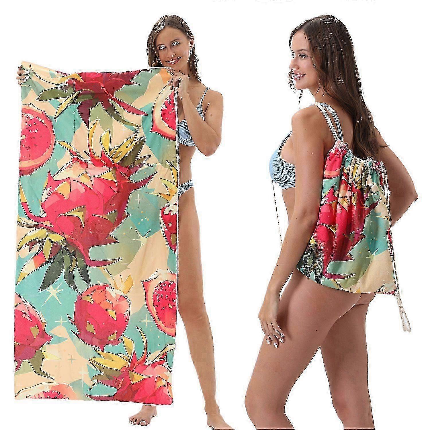 Compact Microfiber 2-in-1 Beach Towel