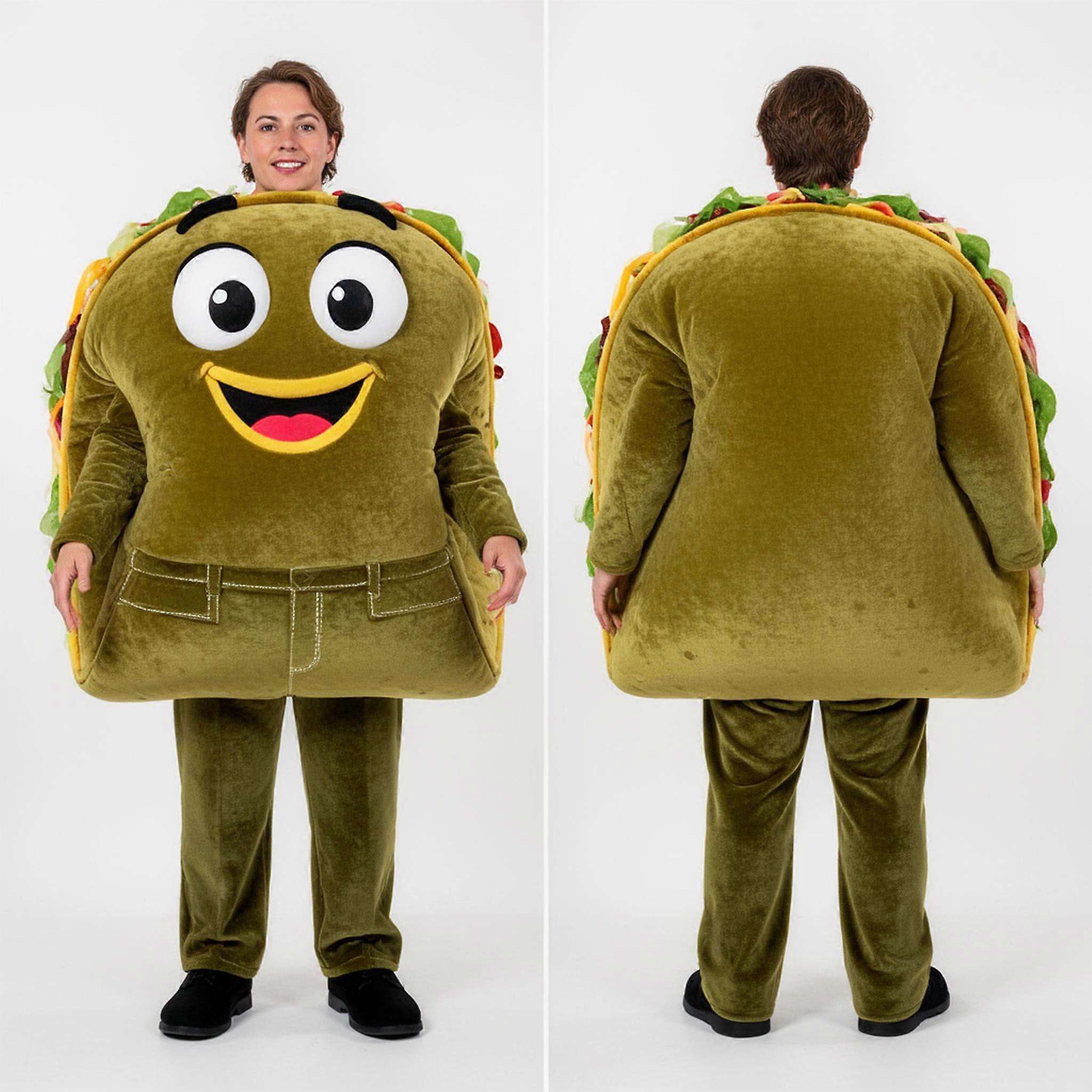 MASTICOT Olive Green Velvety Tacos Mascot