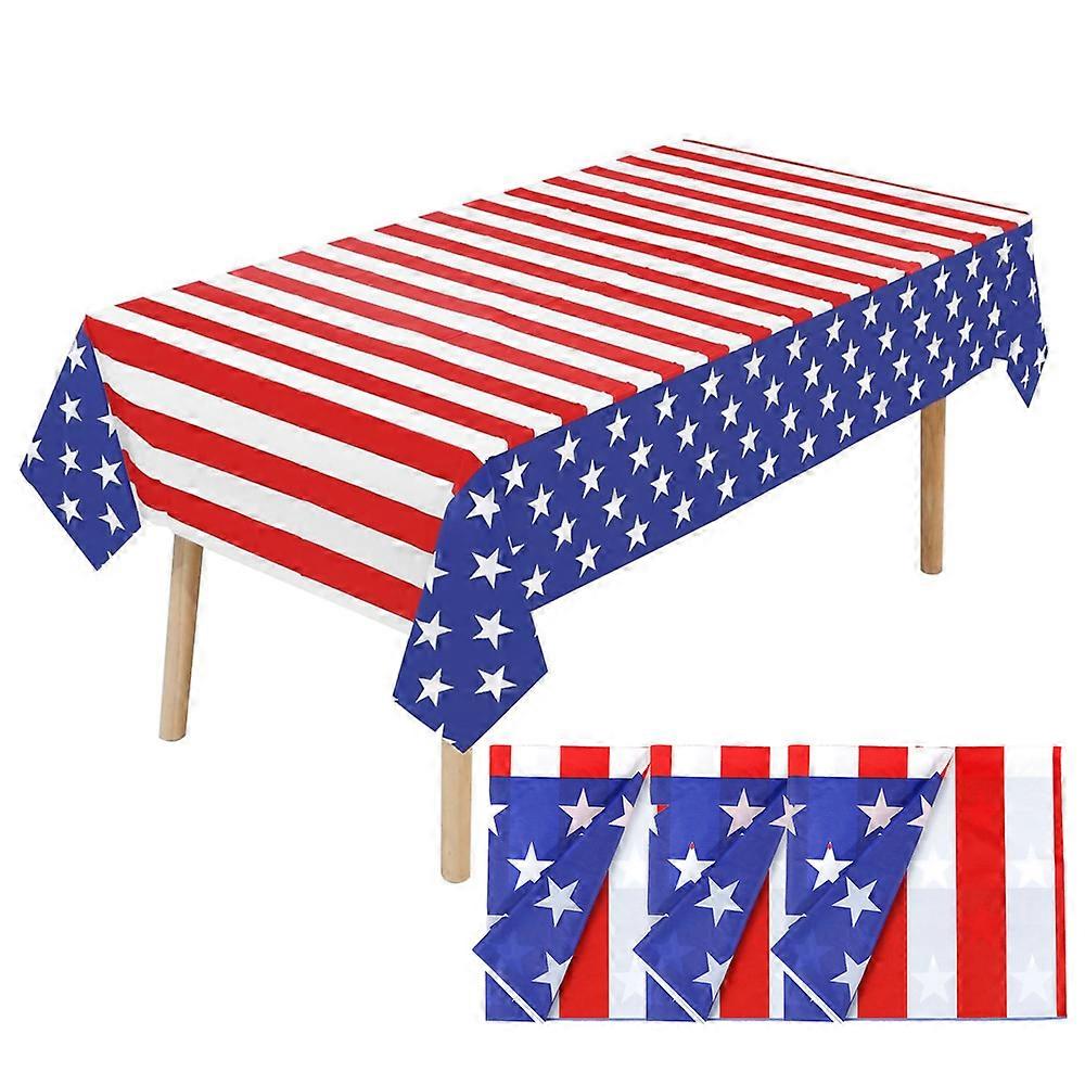Strong Versatile American Flag Tablecloth
