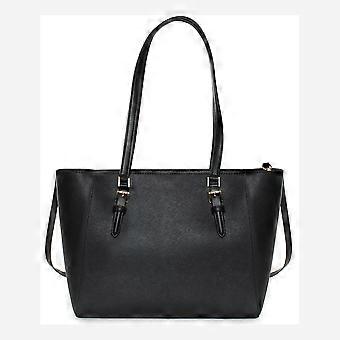 Damen Handtasche Michael Kors Charlotte Schwarz 34 x 27 x 11 cm