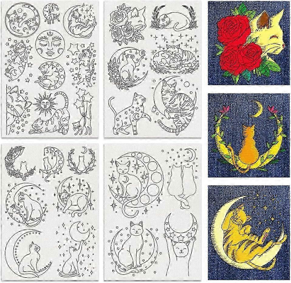 Water-Soluble Embroidery Paper Sheets