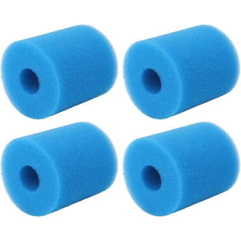 4-Piece Type H Pool Filter Cartridge Replacement Sponge Pump Foam