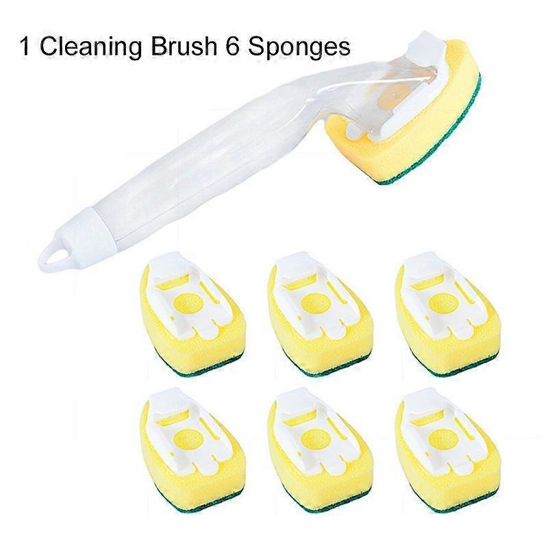 Absorbent Sponge Dish Wand With Refills