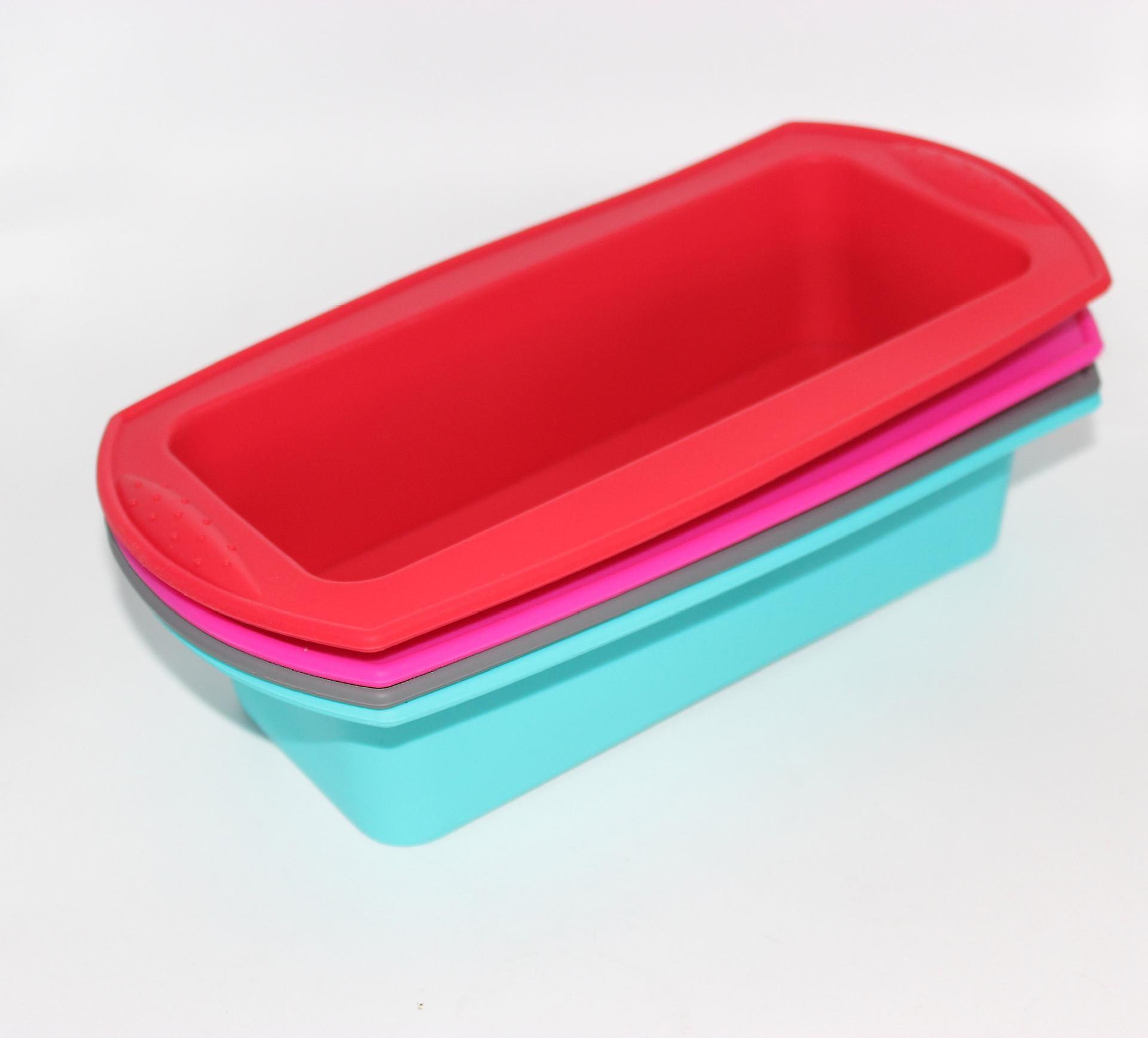 1pc Silicone Loaf Pan Non-stick Silicone Baking Pan Easy Unlocking