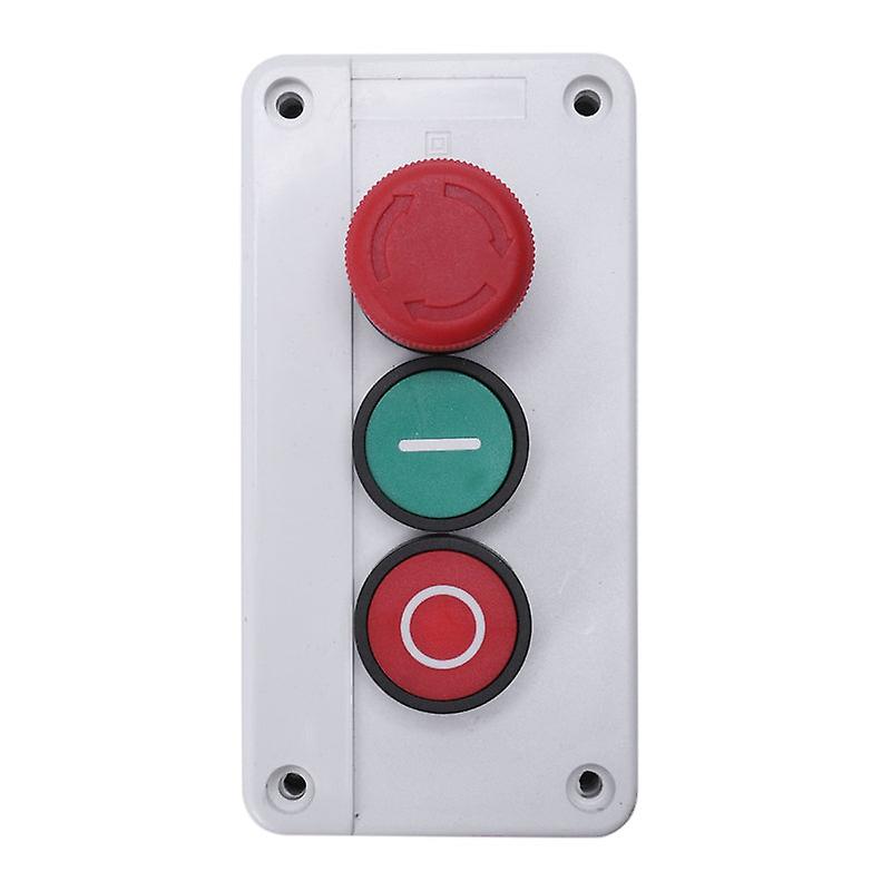 Nc Emergency Stop No Red Green Momentary Push Button Switch Station 600v 10a
