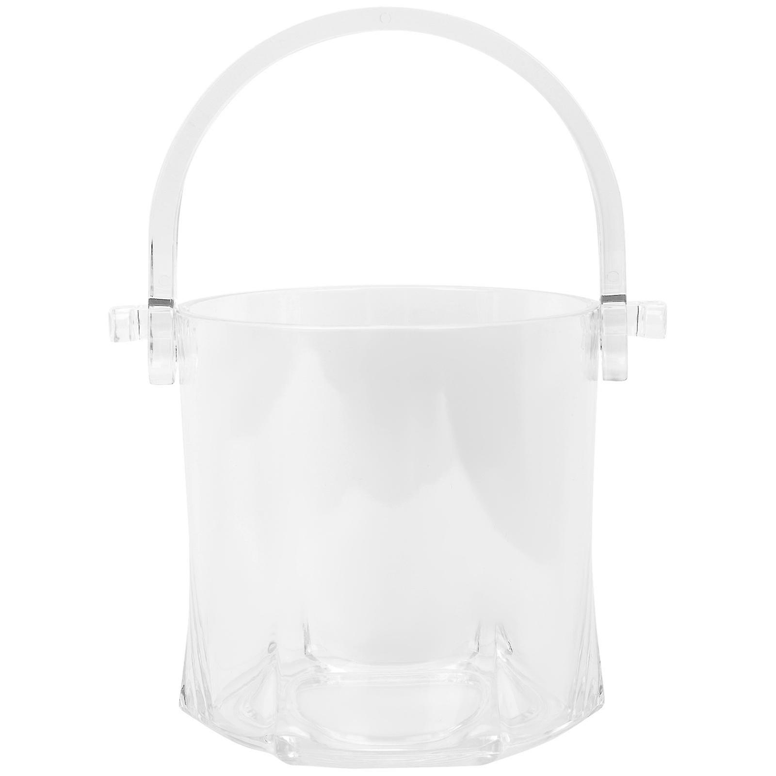 Transparent Ice Bucket Champagne Bucket Wine Storage Bucket Bar Wine Bucket