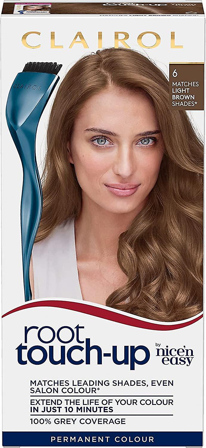 Clairol Nice & Easy Root Touch Up Permanente Haarfarbe 6 Hellbraun