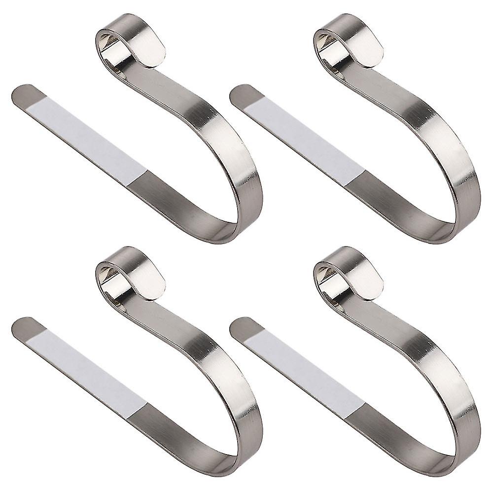 4pcs Stocking Holder Stand Christmas Stocking Holders For Fireplace Mantel