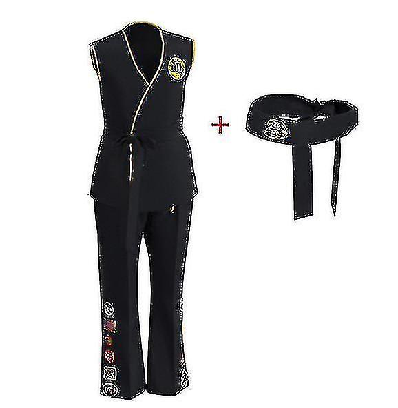 Anime Game Kof Costume Cobra Kai Val Armorr Karate Uniform