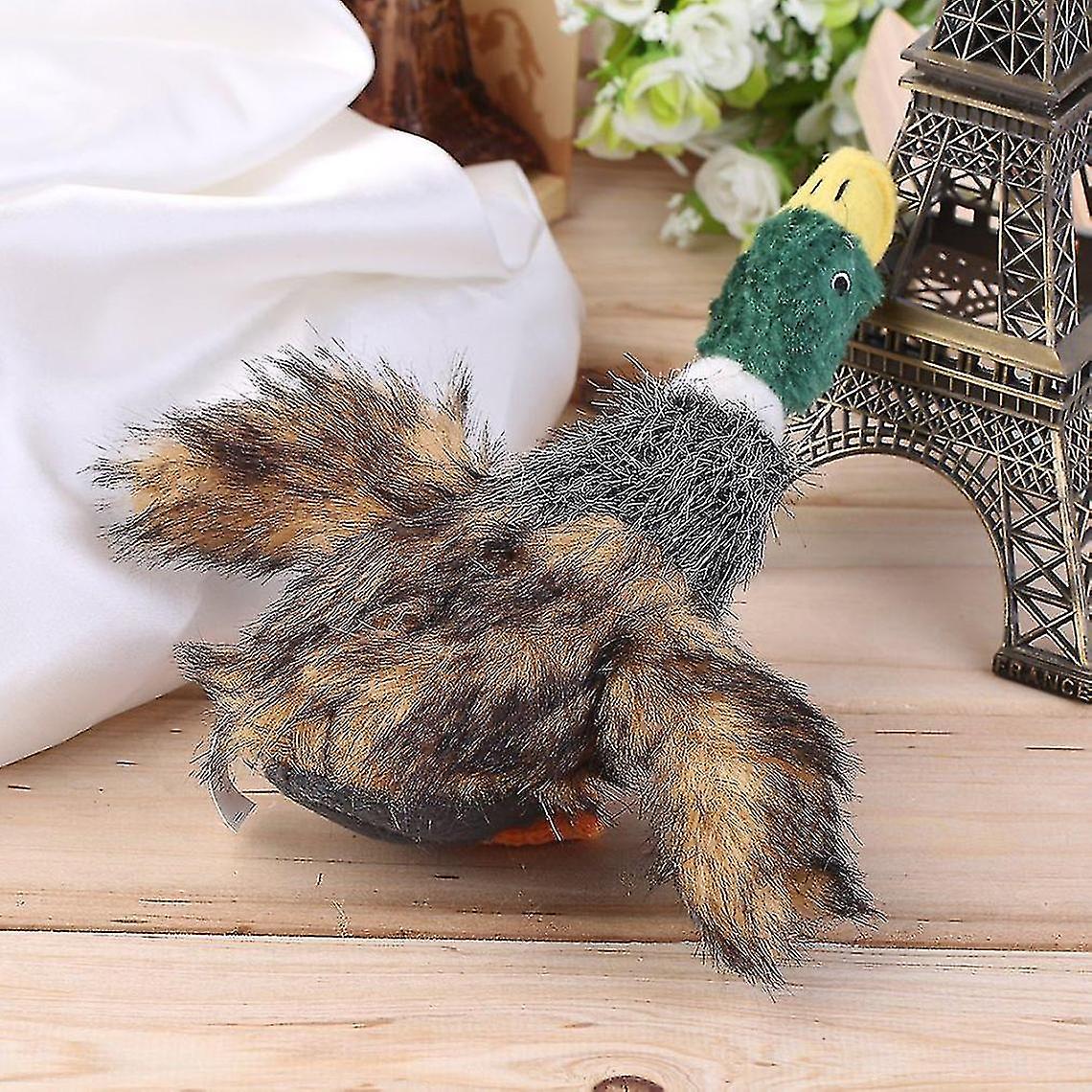 Cute Furry Squeaky Plush Tweet Duck