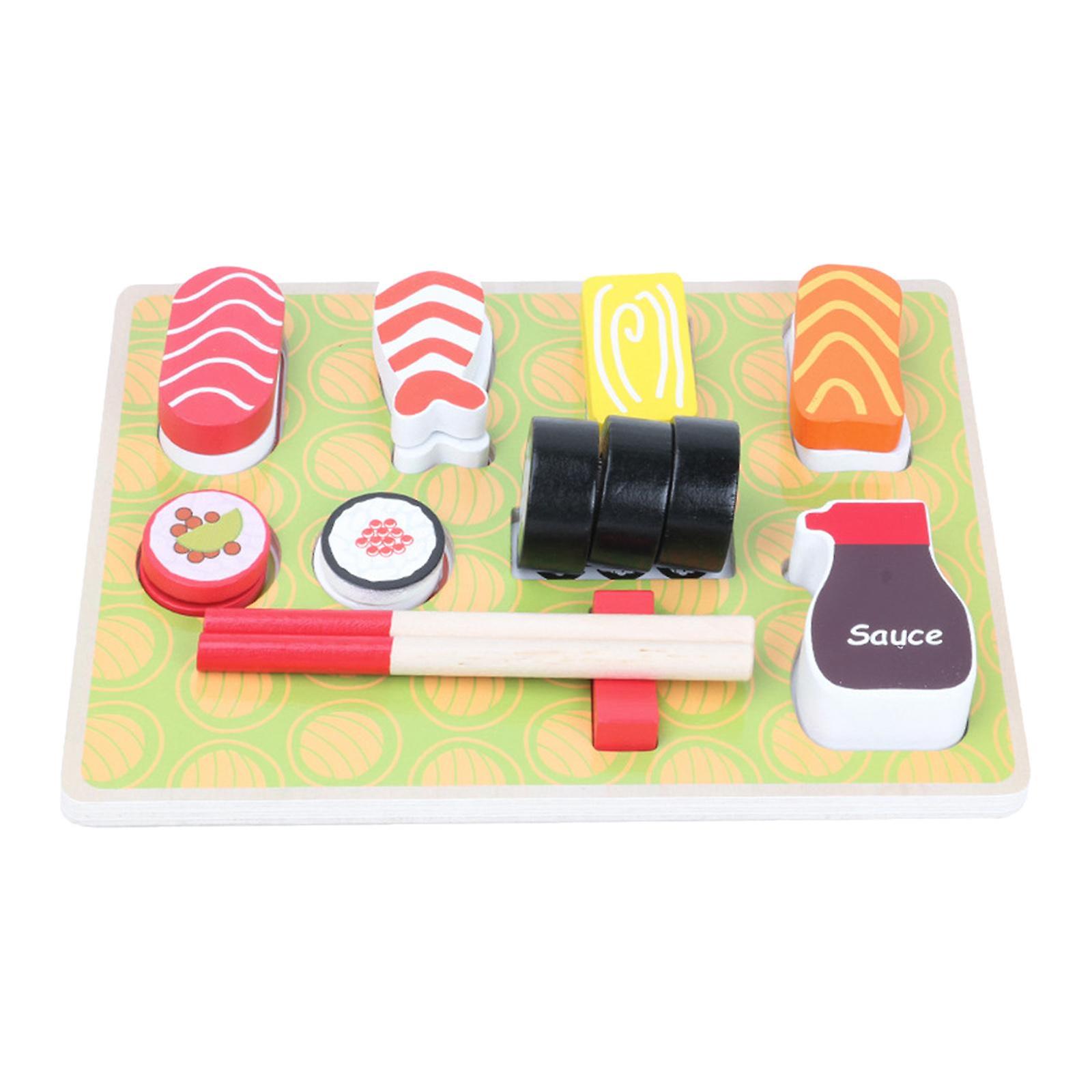 Wooden Pretend Play Food Set Cooking Simulation Kitchen for Boys Girls