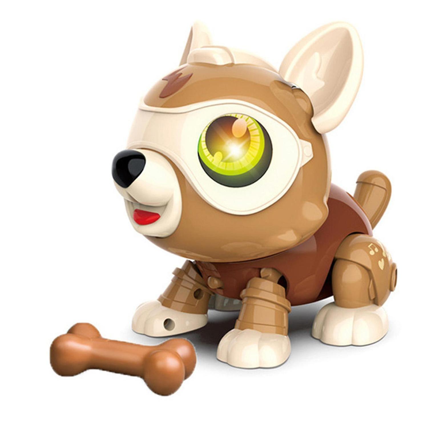 1 لعبة روبوت (تحتاج إلى تجميع) 1 عظم 1 مفك براغي بني