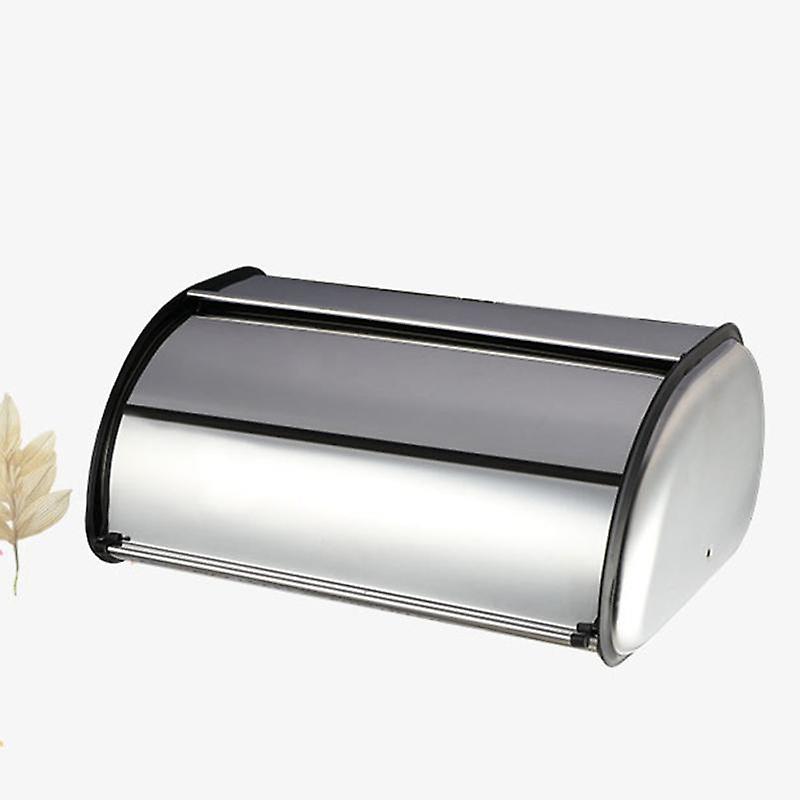 Home Hotel Kitchen Large Stainless Steel Bread Storage Container Holder Box Bin
