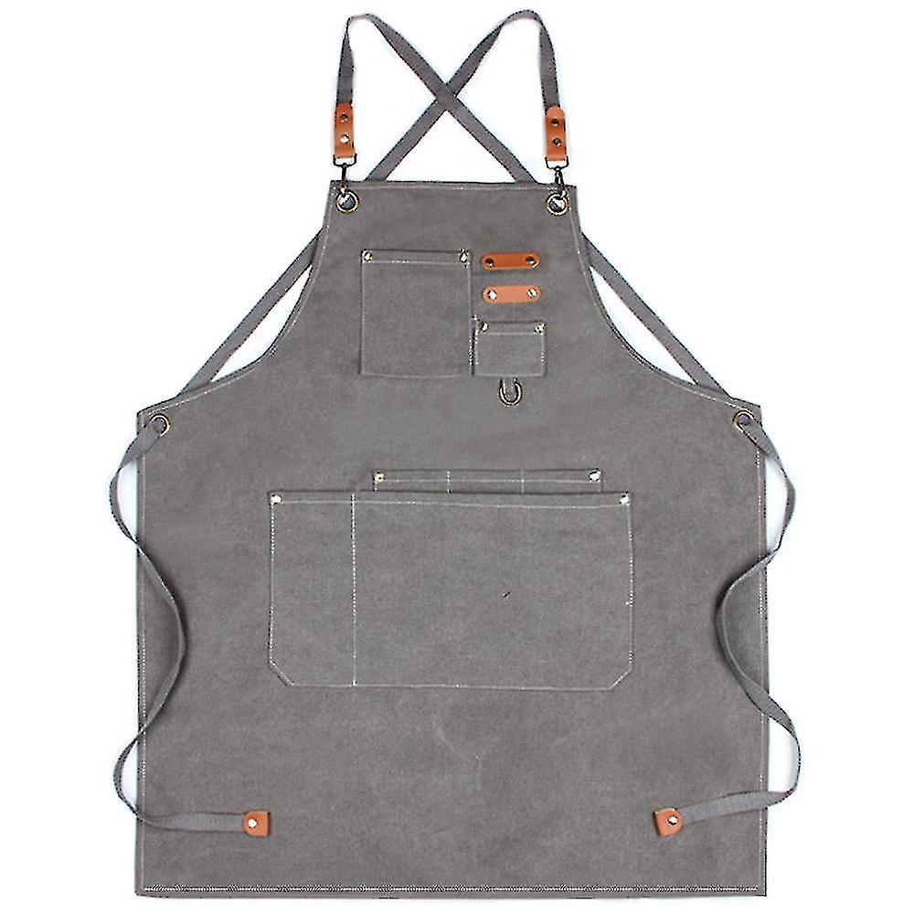 Split Apron With Adjustable Straps,chef Apron-cross Back Apron For Men Women