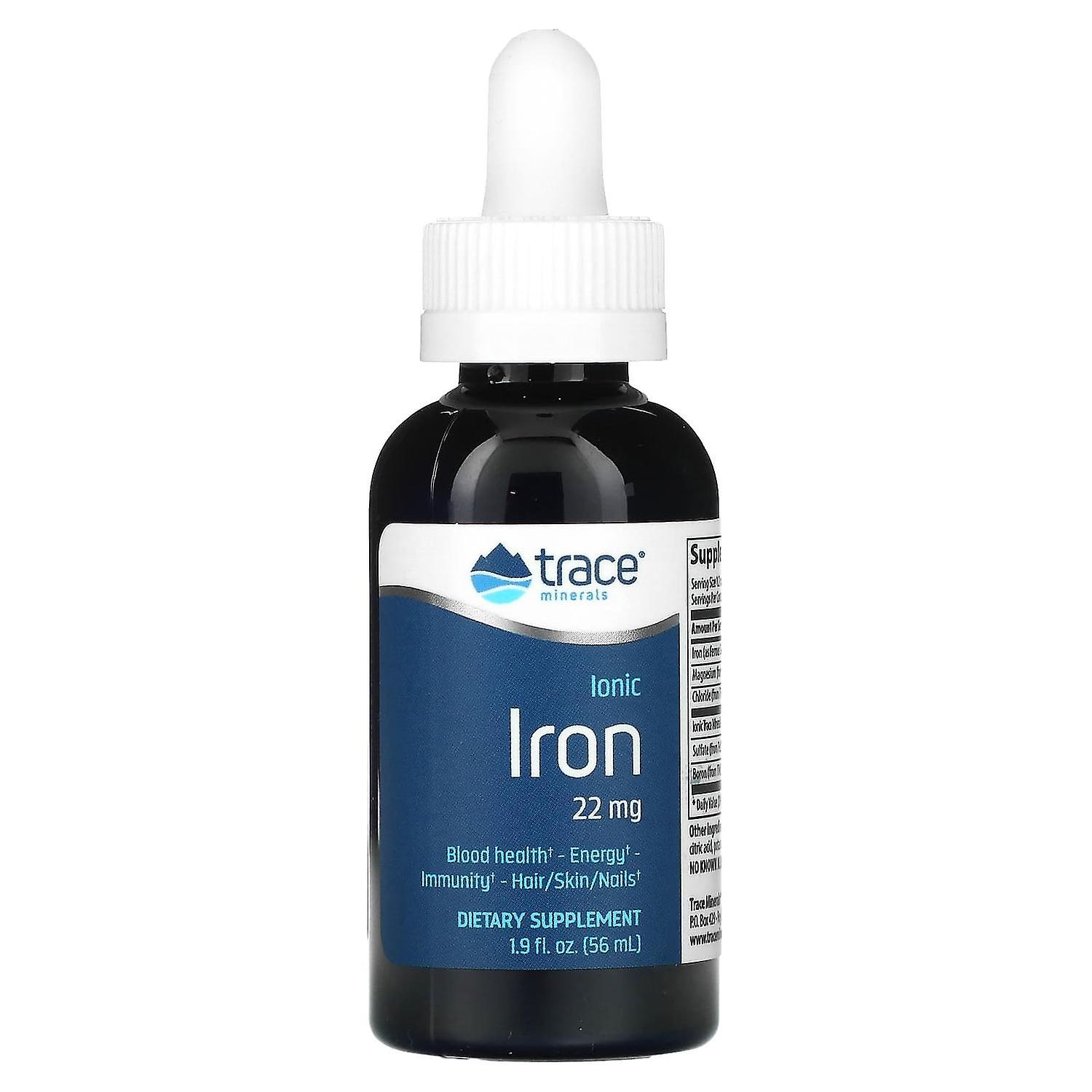 Trace Minerals ®, Ionic Iron, 22 mg, 1.9 fl oz (56 ml)