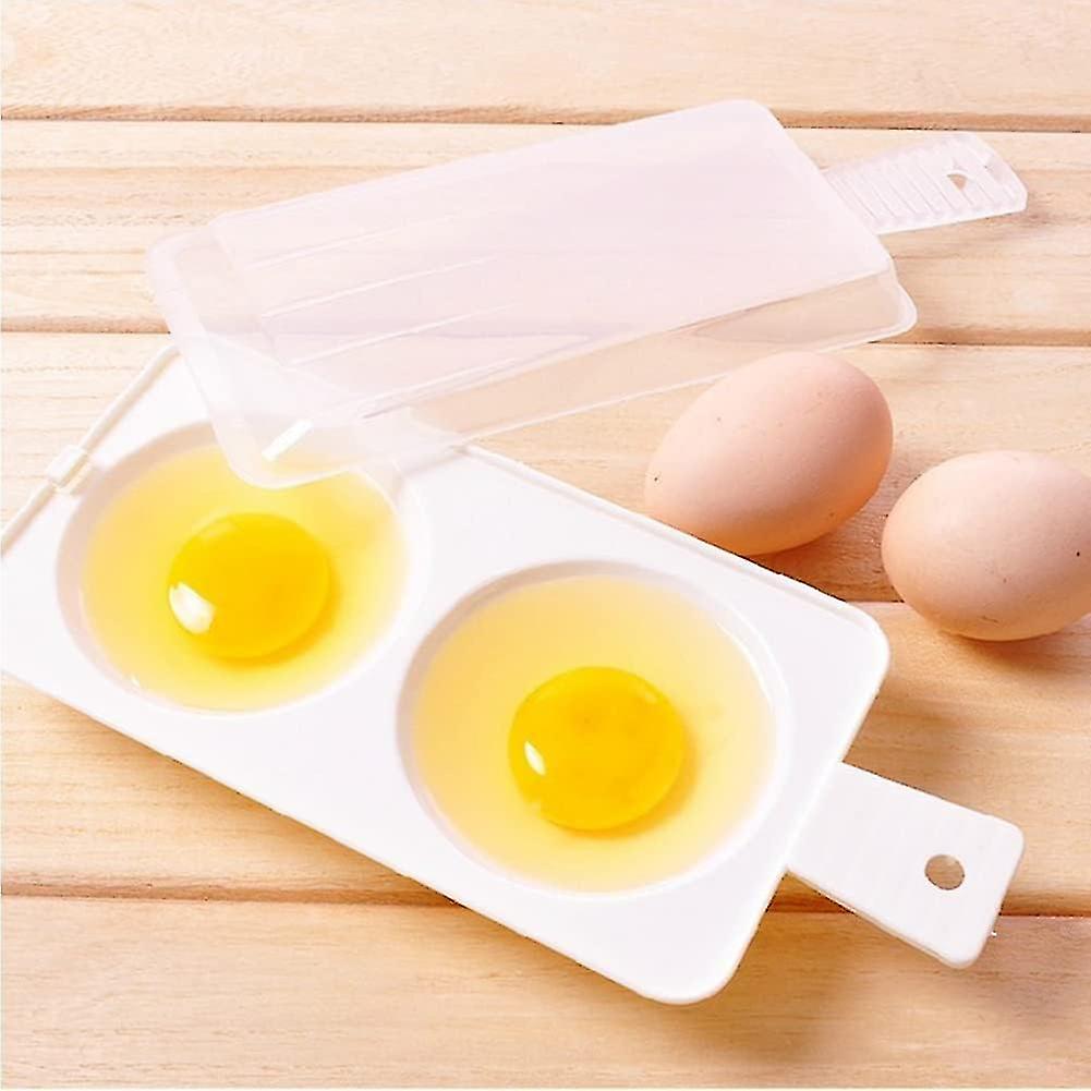 Microwave Egg Cooker, Poached Egg Egg Boiler Cute Double Egg Quick Egg Boiler Kitchen Gadgets