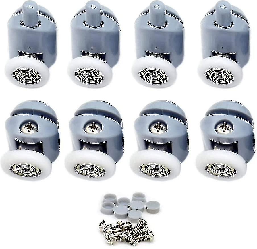 Shower Door Rollers 8pcs Shower Sliding Door Roller Shower Enclosure Rollers 23mm