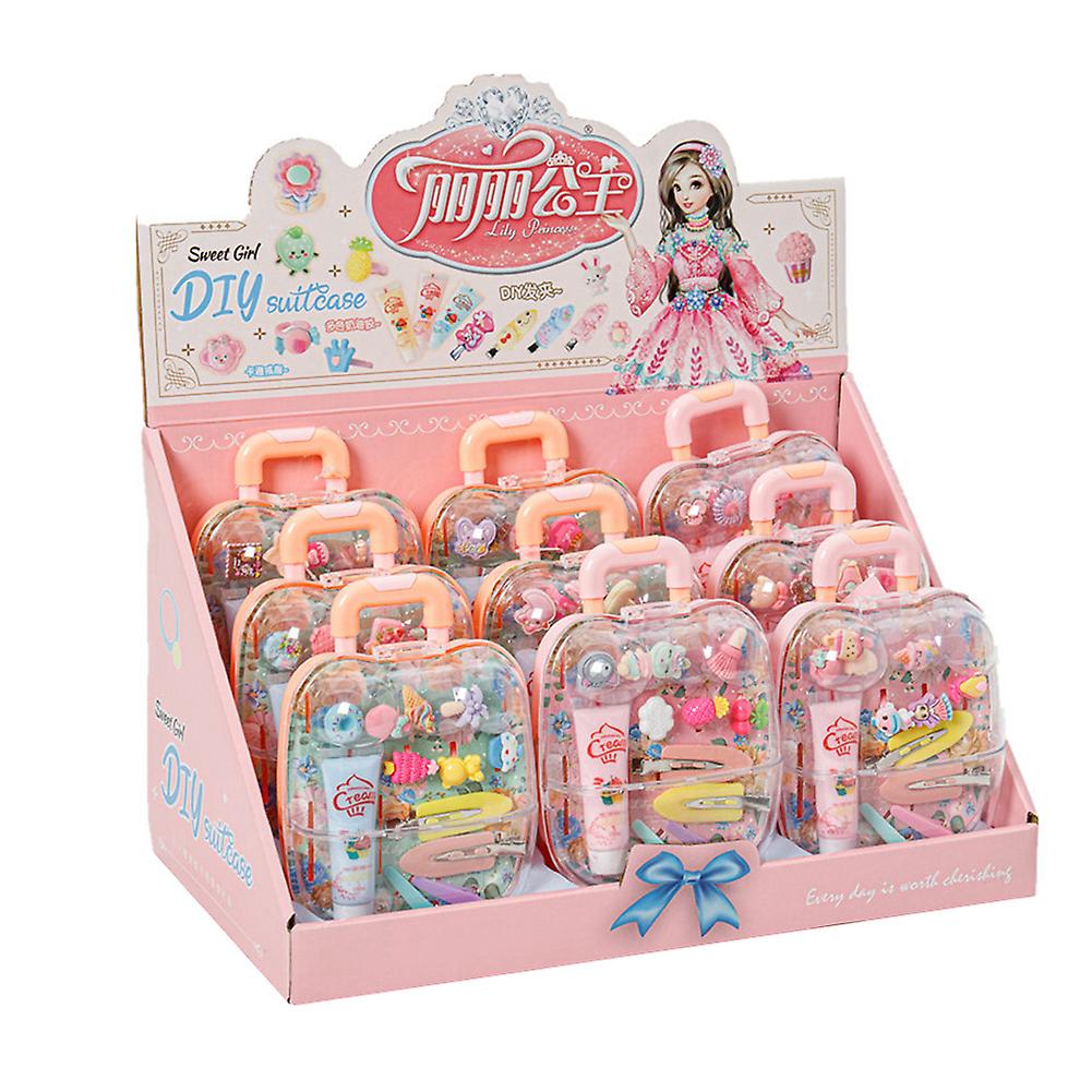 Simulation Hairclip Trolleys Box Multifunctional Stylish Hairpin Finishing Case for House